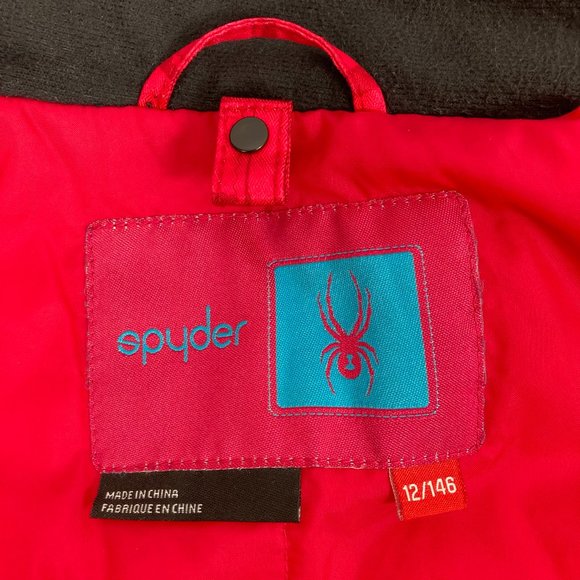 Spyder Unisex Spylon Winter Jacket Full Zip Sz 12 - Picture 4 of 16
